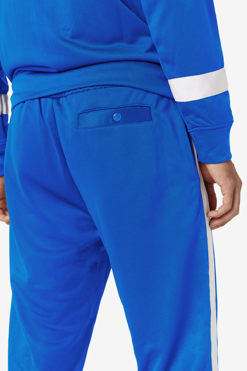 Blue / White Men's Fila Renzo Pant Pants | VzwHueM13uZ