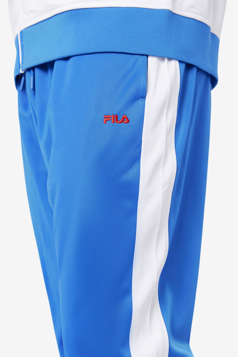 Blue / White / Red Men's Fila Ecuador Track Pant Pants | 7Z8fAktoFZl