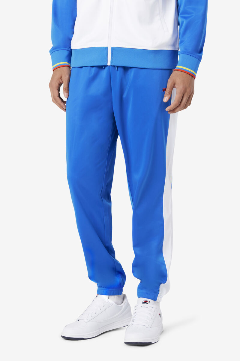 Blue / White / Red Men's Fila Ecuador Track Pant Tracksuits | lGkPGS4OIj3