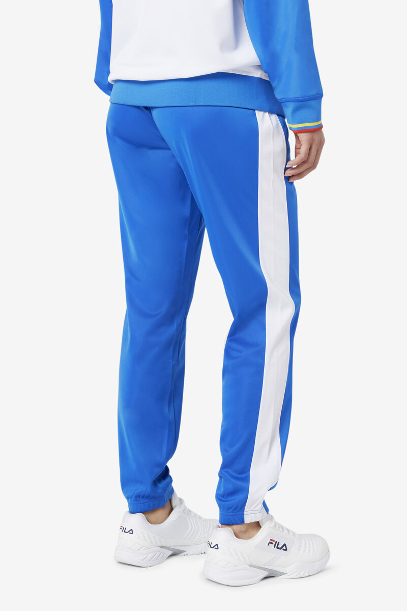 Blue / White / Red Men's Fila Ecuador Track Pant Tracksuits | lGkPGS4OIj3