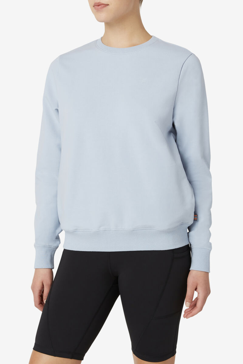 Blue Women's Fila Galatea Sweatshirt Sweatshirts | CYcoBKmmRUu