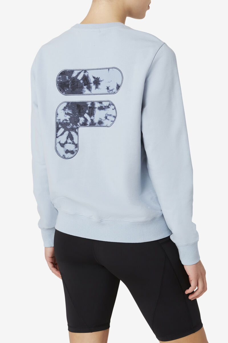 Blue Women's Fila Galatea Sweatshirt Sweatshirts | CYcoBKmmRUu