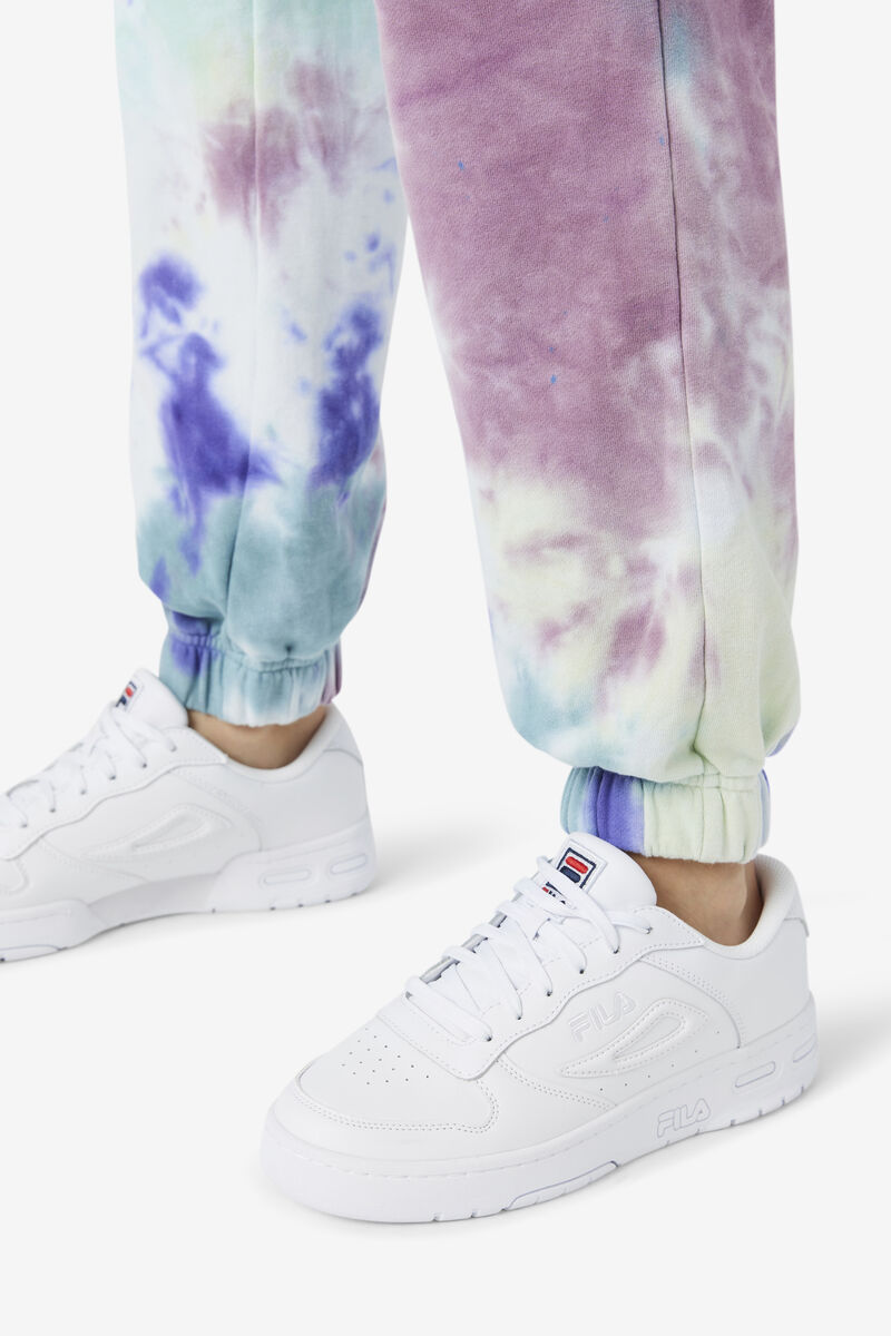 Blue Women's Fila Raleigh Tie Dye Jogger Pants | iMDG8iYERJI