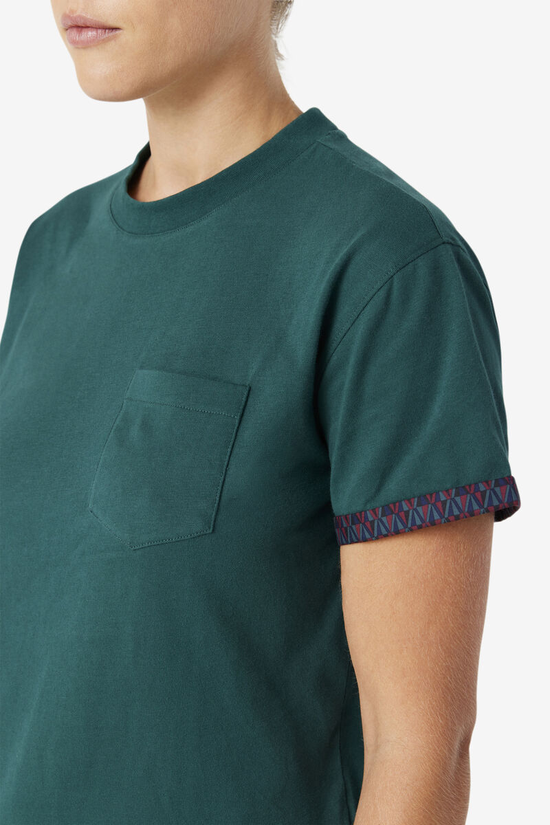 Blue Women's Fila Sloane T Shirts | Me8r2iXD8eS