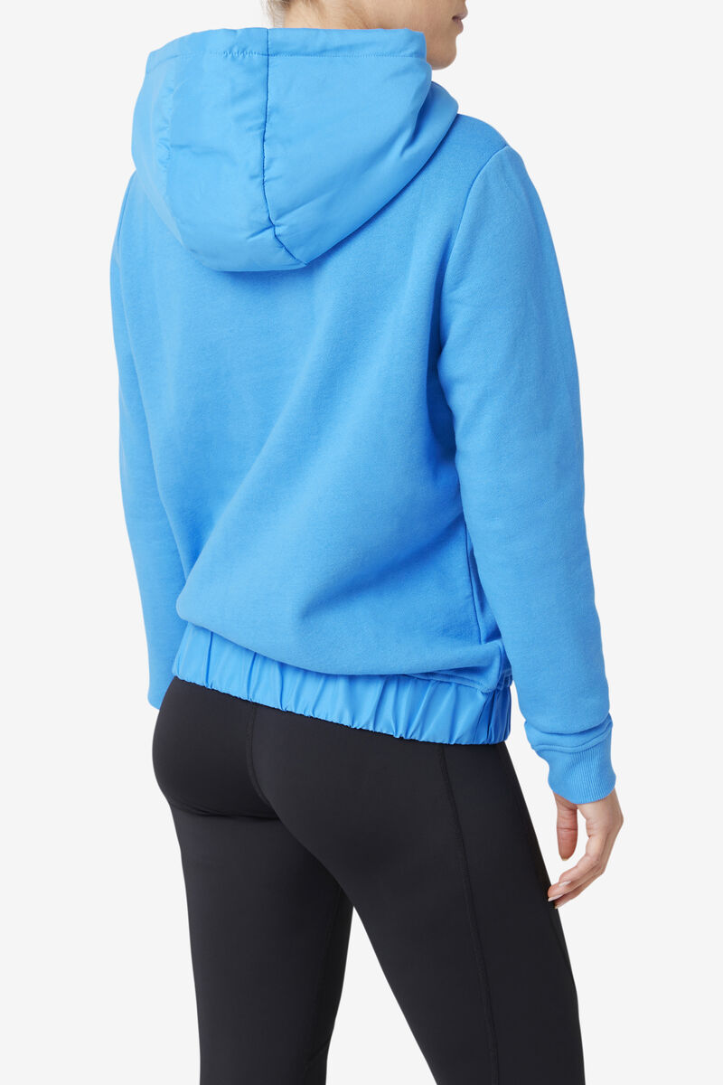 Blue Women's Fila Trinity Hoodie Hoodies | yEnA83Qy3yA