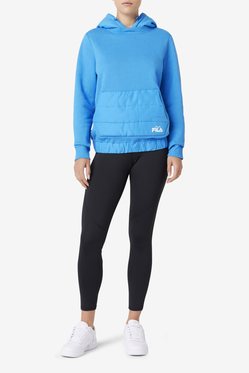 Blue Women's Fila Trinity Hoodie Hoodies | yEnA83Qy3yA