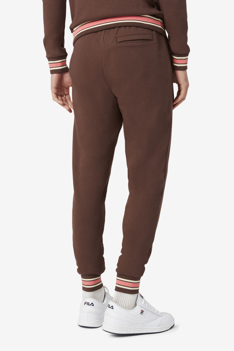 Brown Men's Fila Galena Track Pant Tracksuits | VNX2crp4Znz