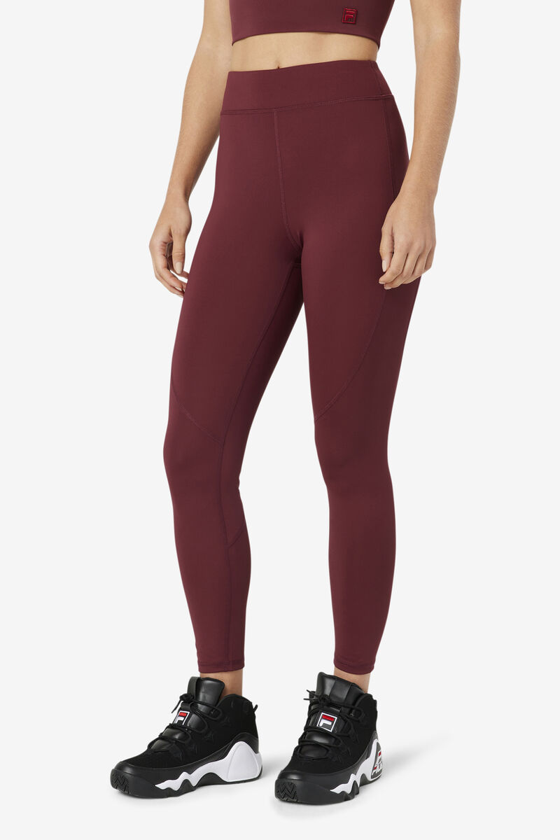 Brown Women's Fila Emerie Legging Leggings | l5FDkVFg75C