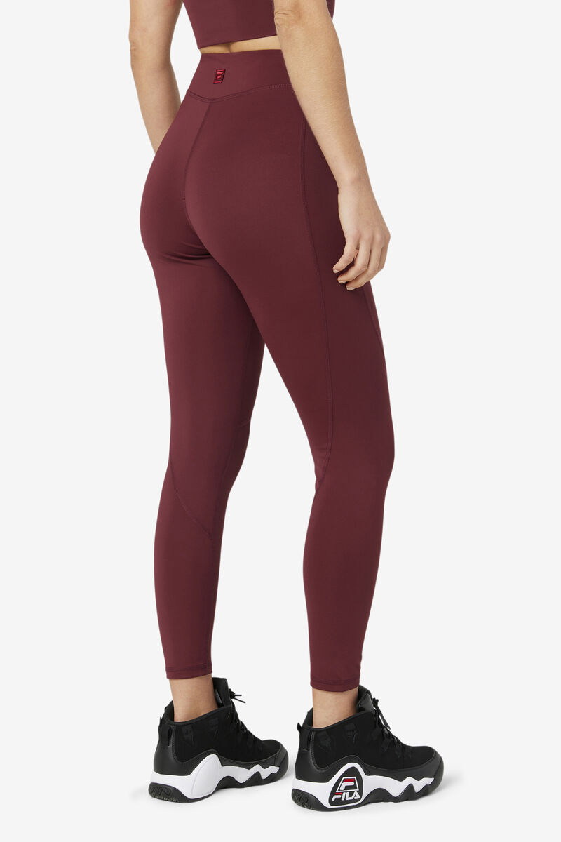 Brown Women's Fila Emerie Legging Leggings | l5FDkVFg75C