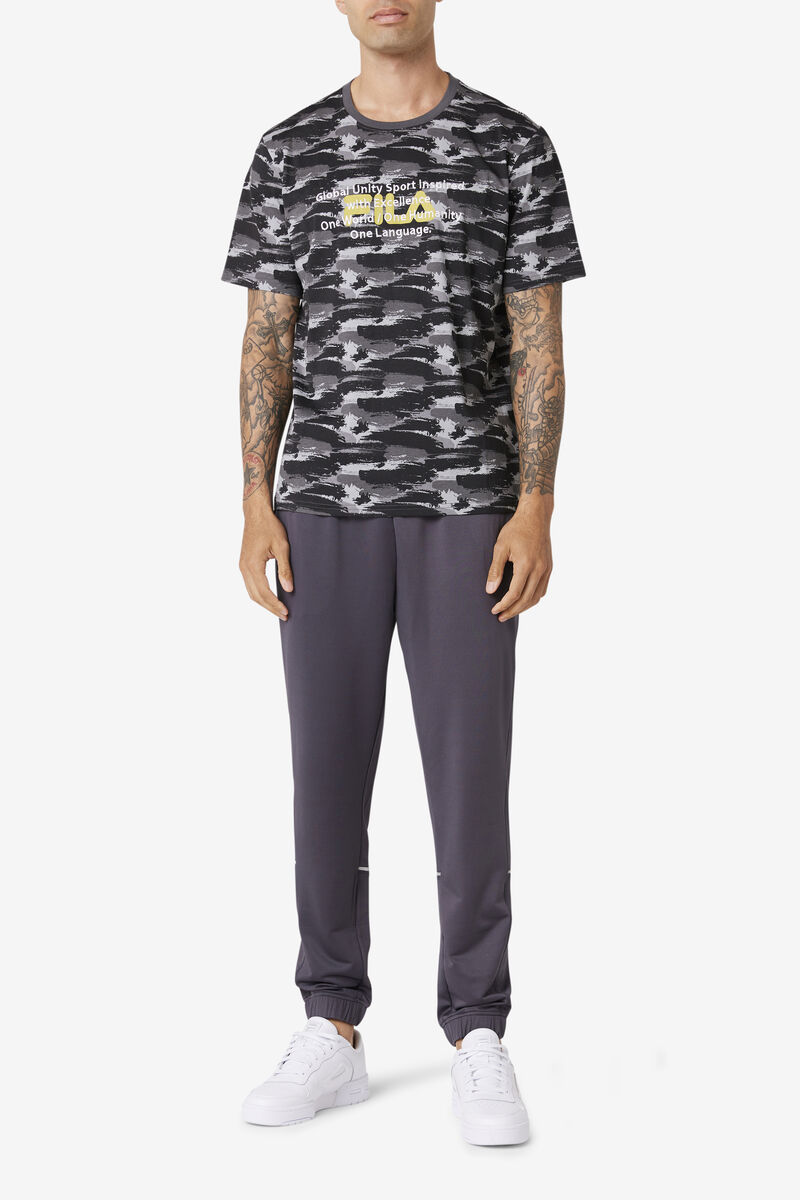 Camo Men's Fila Pepacton T Shirts | yYJSJepQNHu