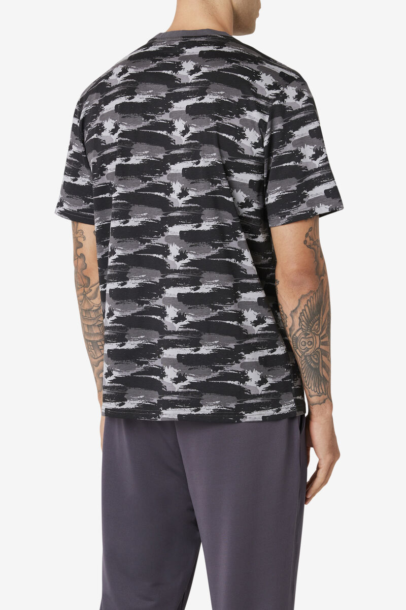 Camo Men's Fila Pepacton T Shirts | yYJSJepQNHu