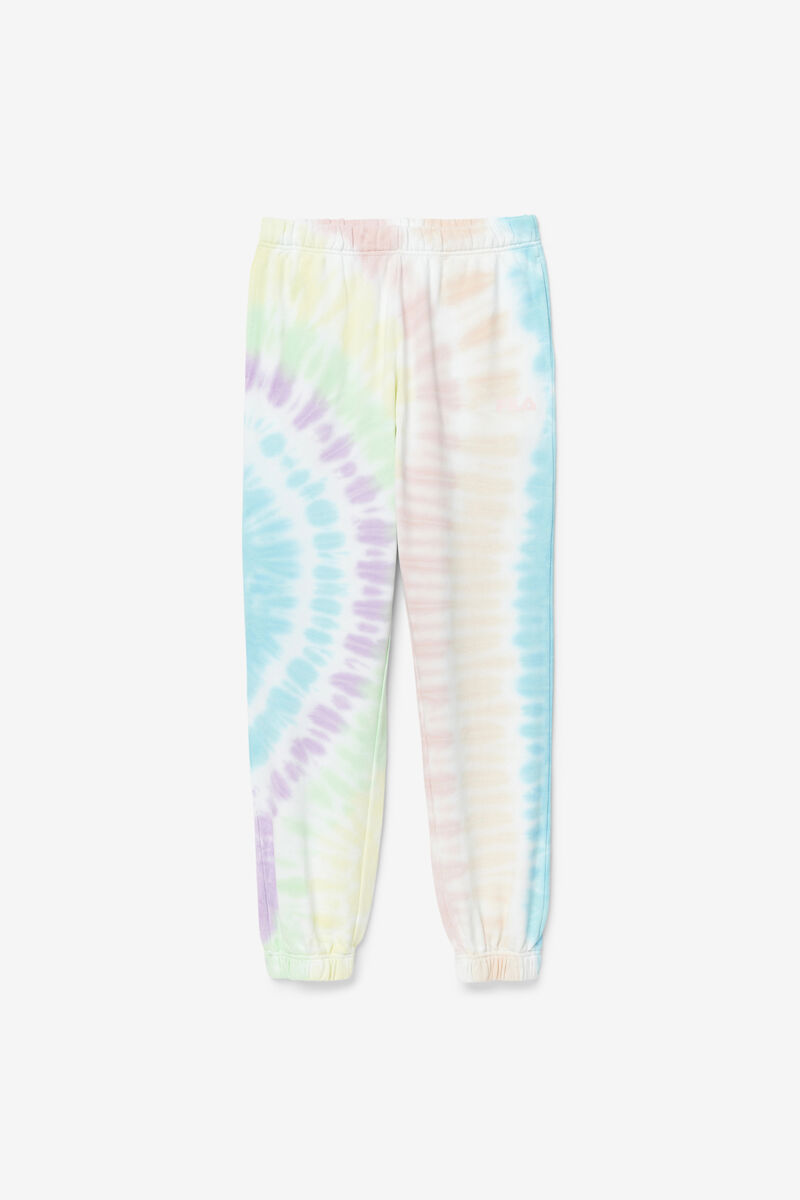 Cream Women\'s Fila Raleigh Tie Dye Jogger Pants | 1P4W3jRSJBd