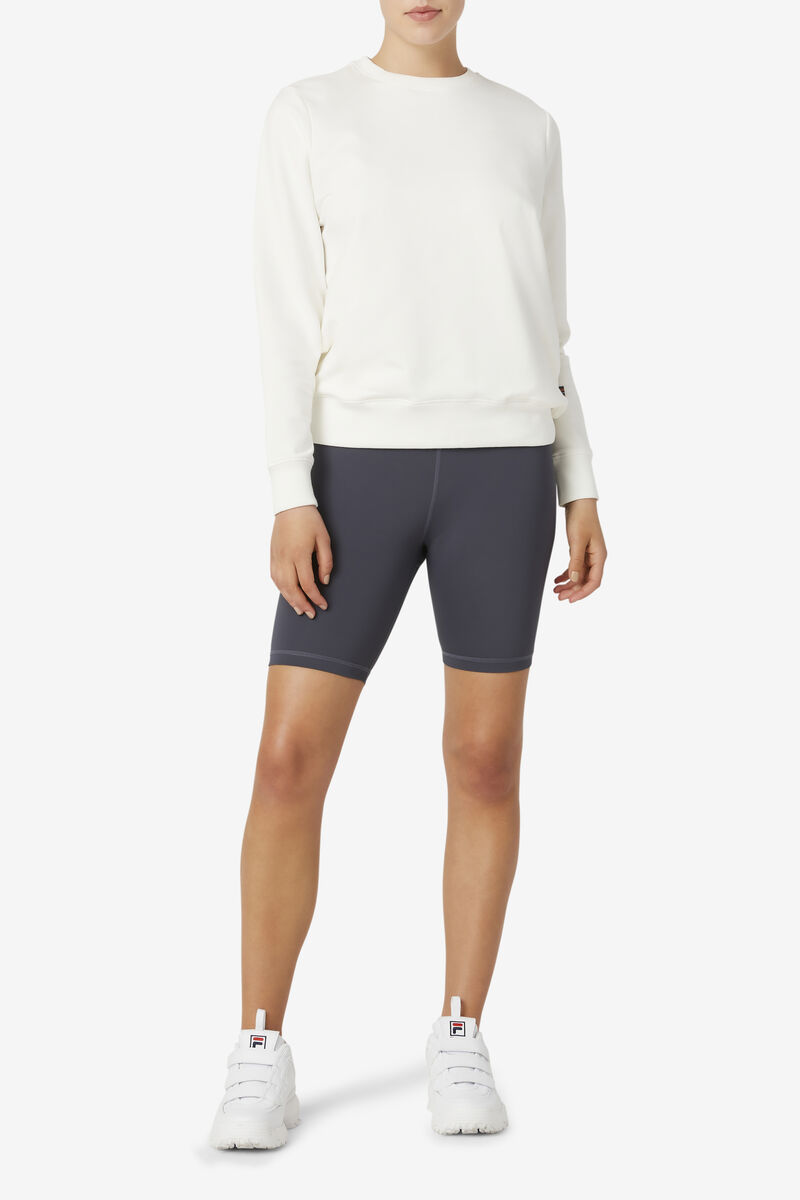 Dark Grey Women's Fila Callia Bike Short Shorts | LOflDiTQgrp