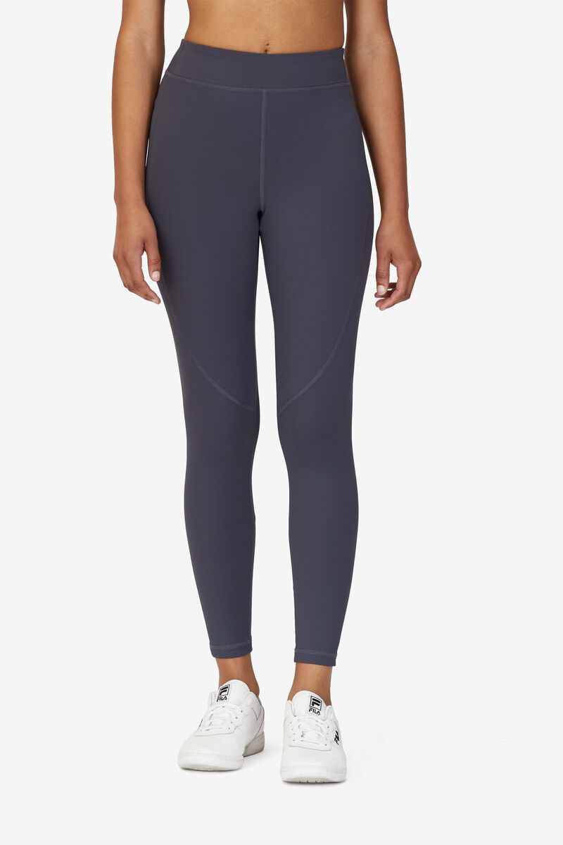 Dark Grey Women's Fila Faunia Legging Leggings | e8W2iT59dY6