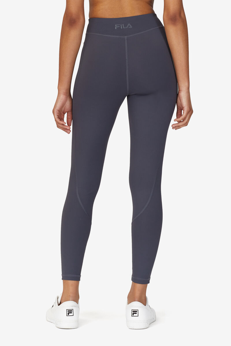 Dark Grey Women's Fila Faunia Legging Leggings | e8W2iT59dY6