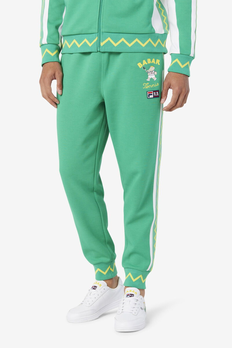 Deep Mint / White Women's Fila Fila X Rb Babar Evertt Jogger Tracksuits | kphGxibadUn