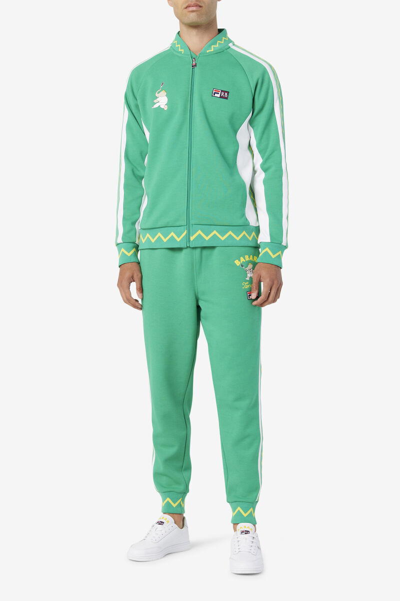 Deep Mint / White Women's Fila Fila X Rb Babar Evertt Jogger Tracksuits | kphGxibadUn