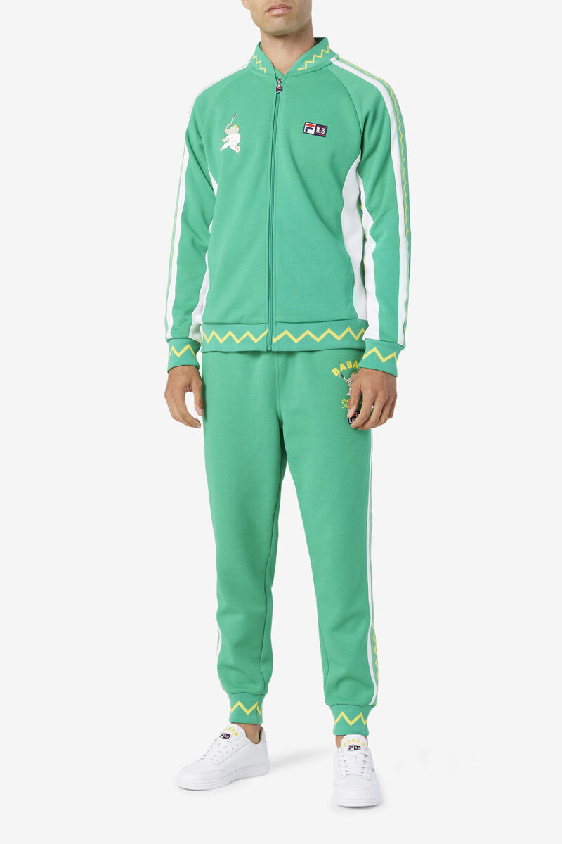 Deep Mint / White Women's Fila Fila X Rb Babar Iggy Jacket Tracksuits | ns14JDHIBPq