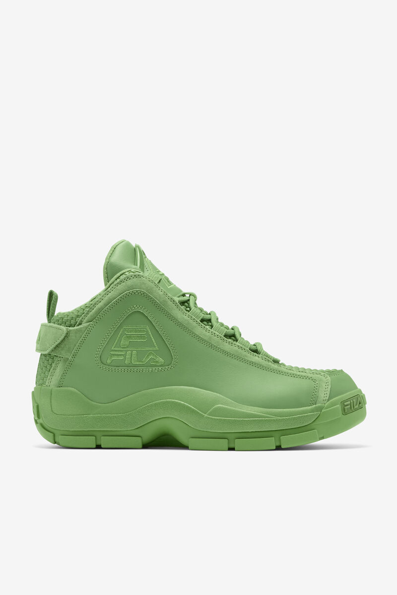 Green / Green / Green Men\'s Fila Grant Hill 2 Woven Basketball Shoes | DU9WaoPVSt2