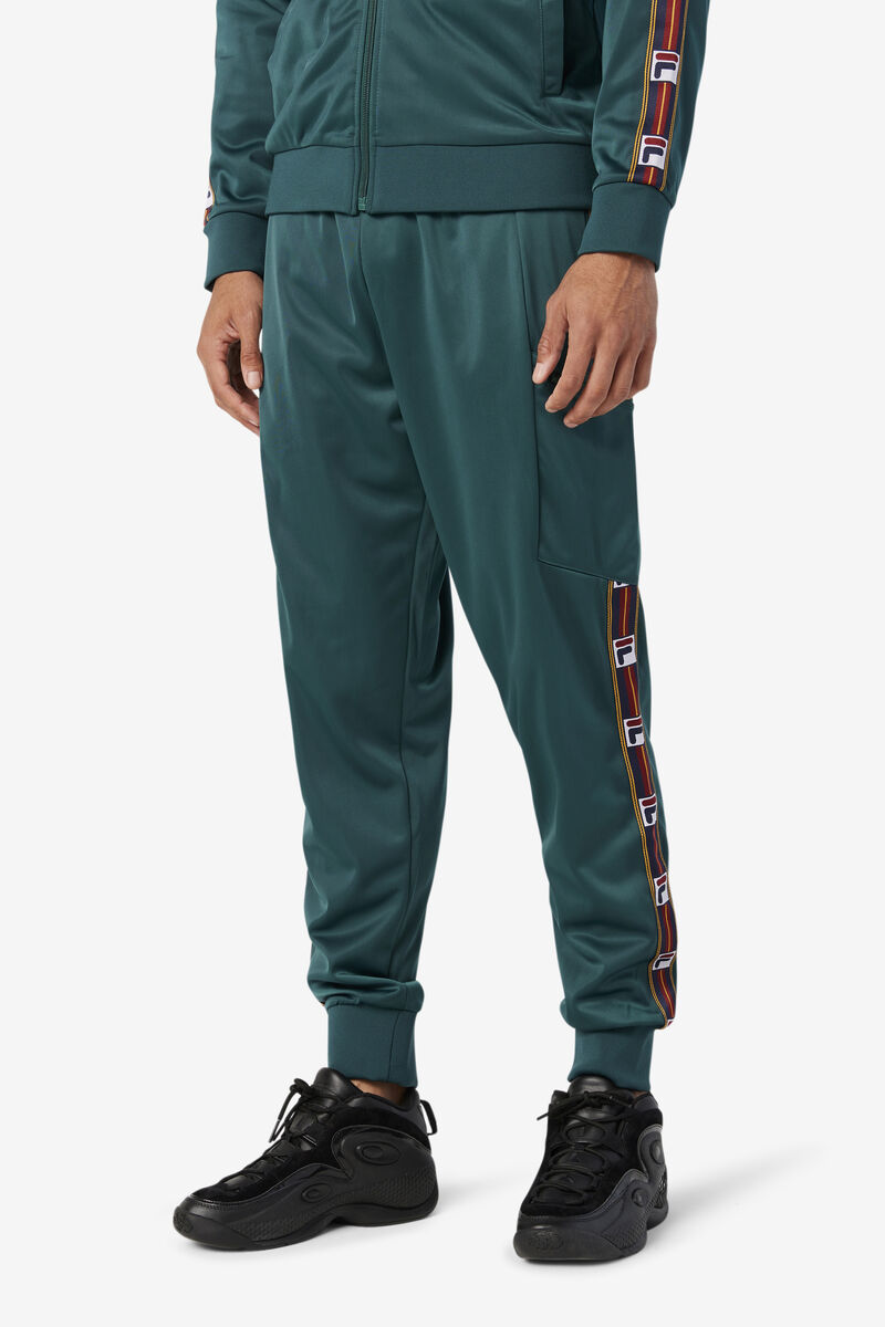 Green Men's Fila Jaxson Pant Tracksuits | kj6A5XAOeEX