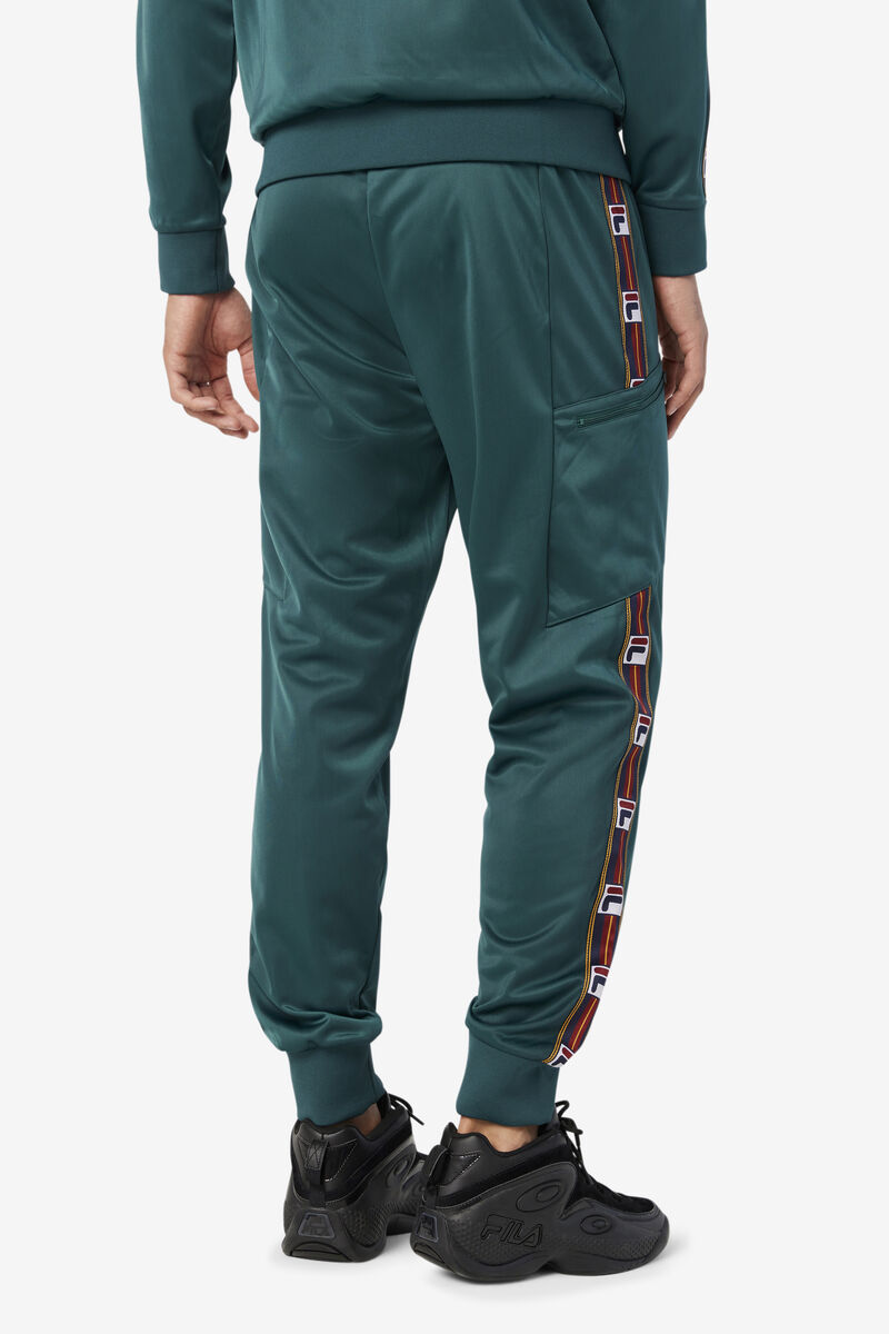 Green Men's Fila Jaxson Pant Tracksuits | kj6A5XAOeEX