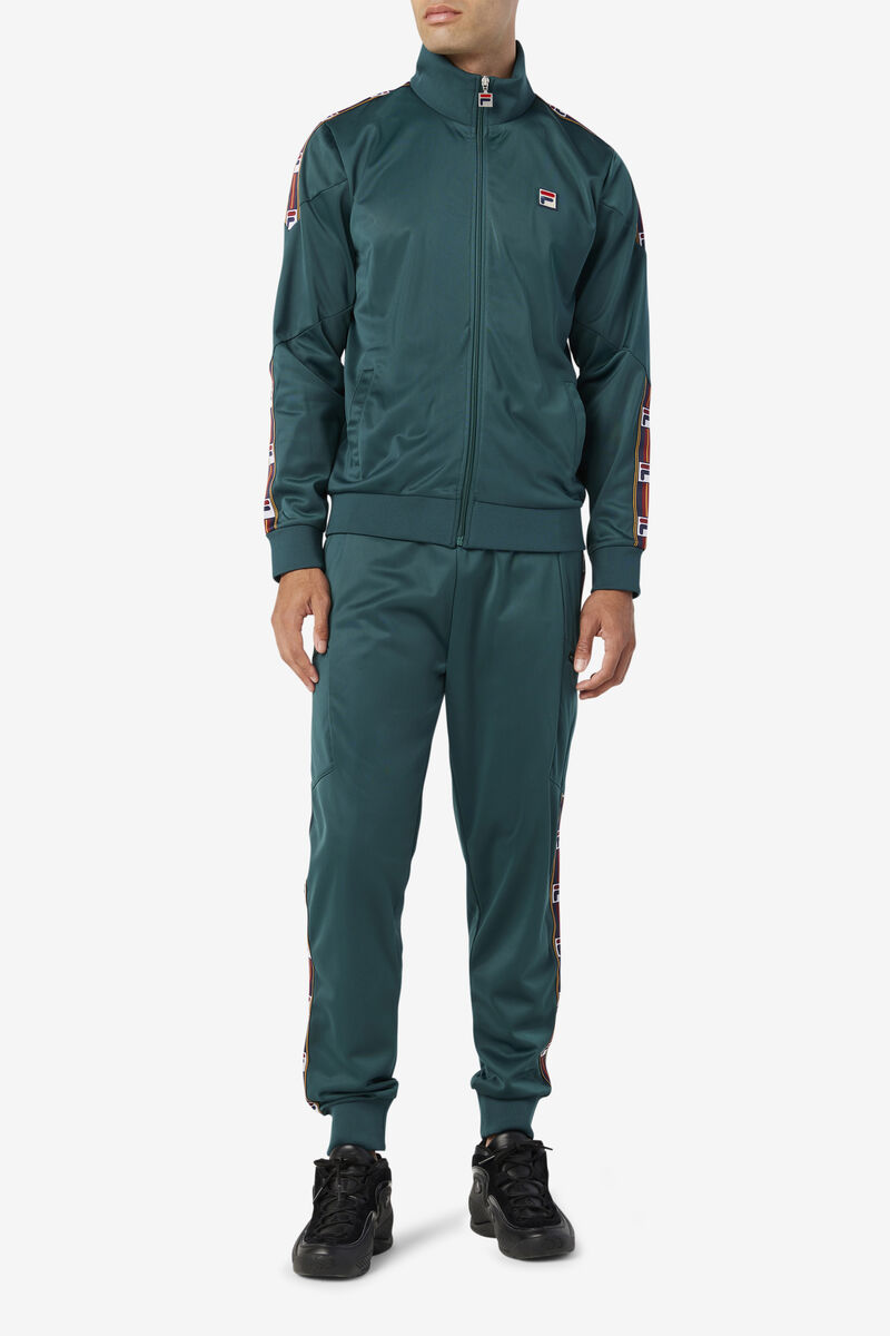 Green Men's Fila Jaxson Pant Tracksuits | kj6A5XAOeEX