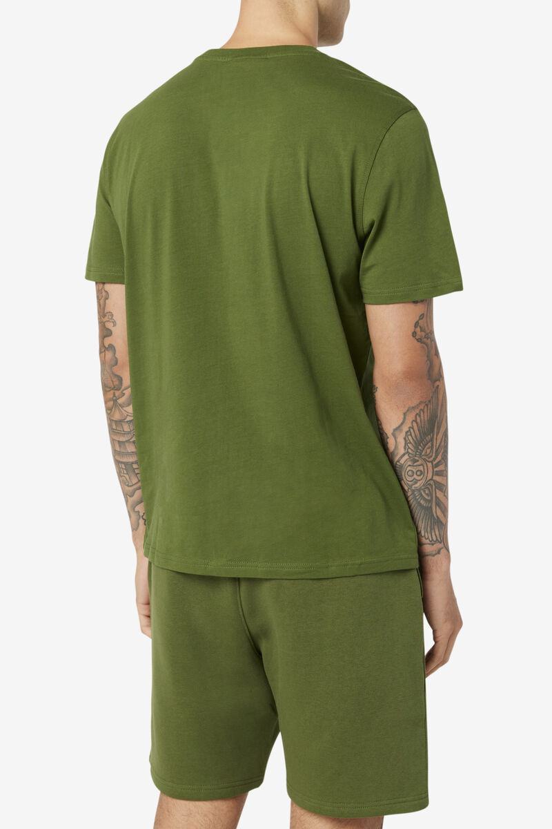 Green Men's Fila Skylar T Shirts | NT1zMXPqNlc