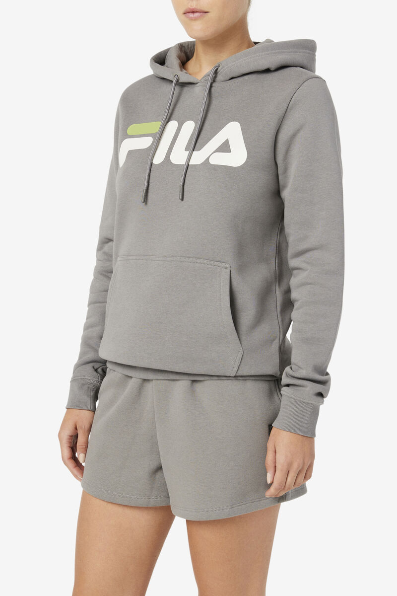 Green Women's Fila Lucy Hoodie Hoodies | C7xHZGKp1JM