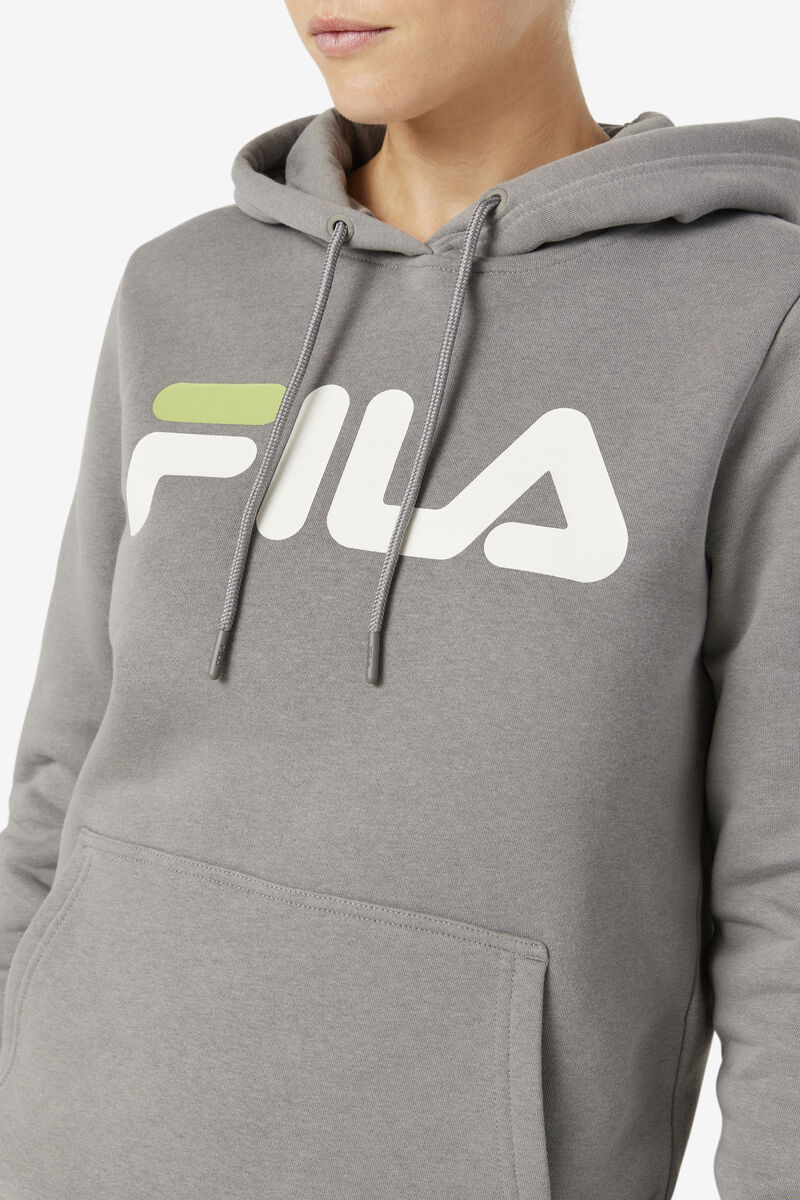 Green Women's Fila Lucy Hoodie Hoodies | C7xHZGKp1JM