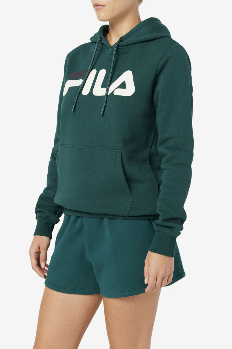 Green Women's Fila Lucy Hoodie Hoodies | wqogbkQH4NV