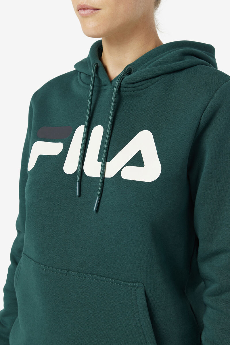 Green Women's Fila Lucy Hoodie Hoodies | wqogbkQH4NV