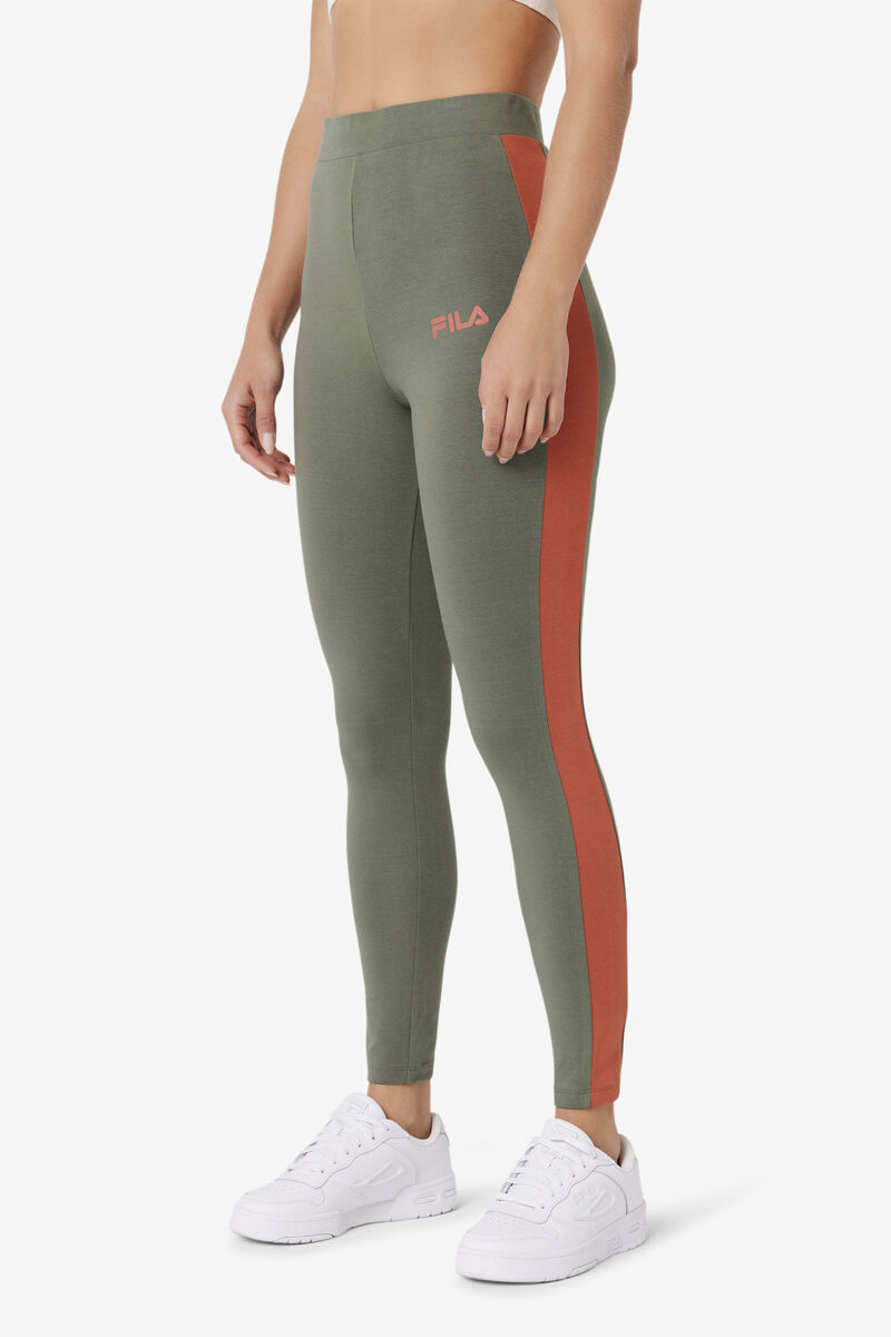 Green Women's Fila Mercy Legging Leggings | bkPkwDGjhcv