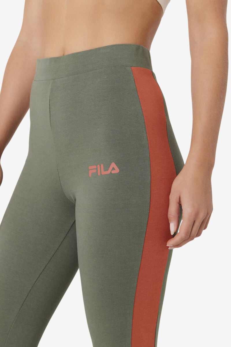 Green Women's Fila Mercy Legging Leggings | bkPkwDGjhcv