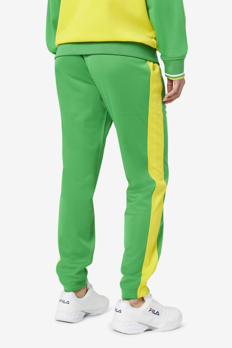 Green / Yellow Men's Fila Brazil Track Pant Tracksuits | Kap5YUlQpog