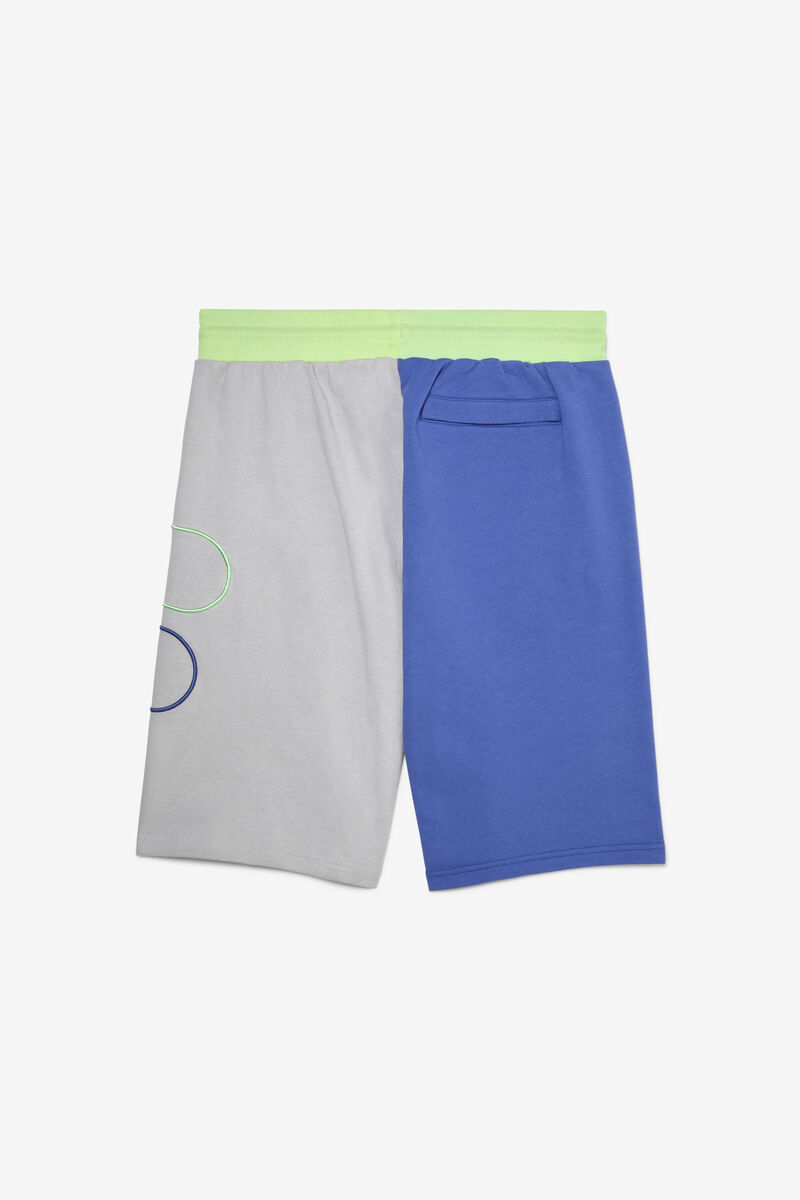 Grey / Blue / Green Men's Fila Sami Short Shorts | iMVCl2ALCEe