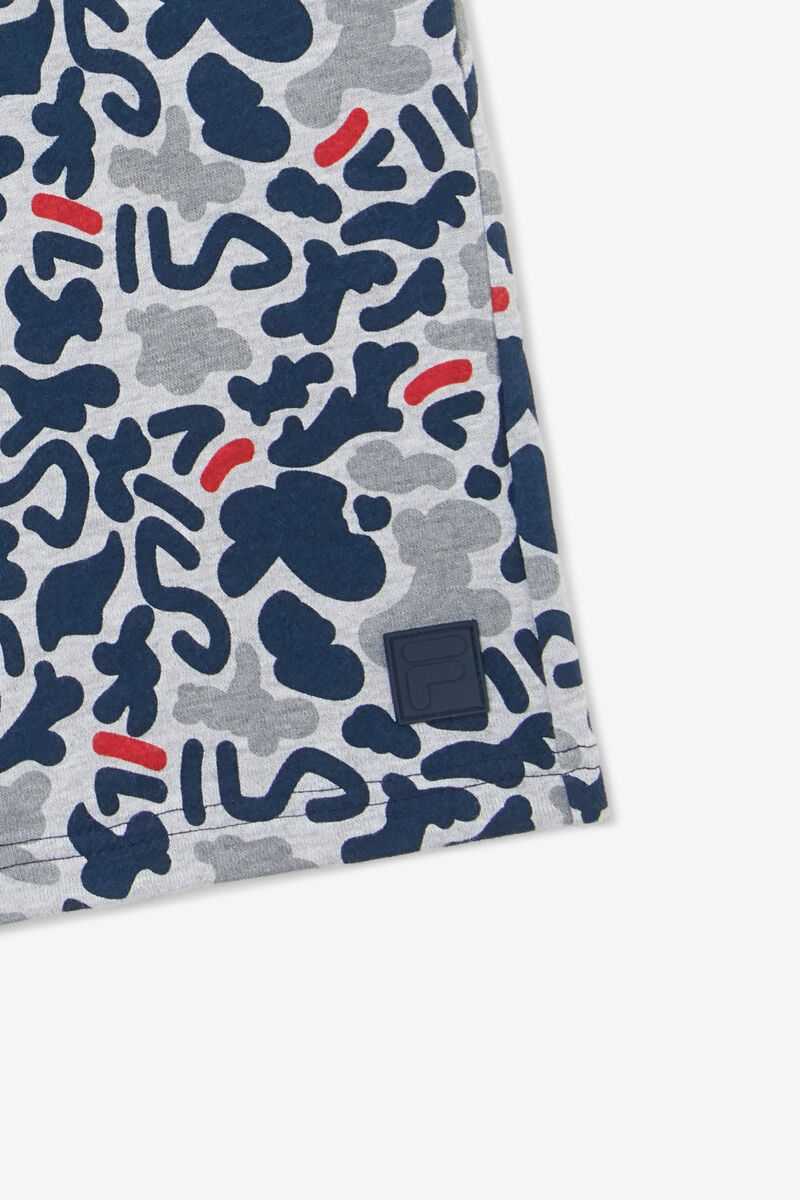 Grey Kids' Fila Disruptor Camo Print Short Shorts | RSO6hwJpkb8