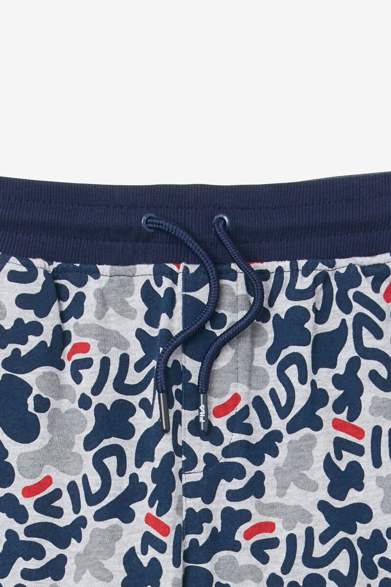 Grey Kids' Fila Disruptor Camo Print Short Shorts | RSO6hwJpkb8