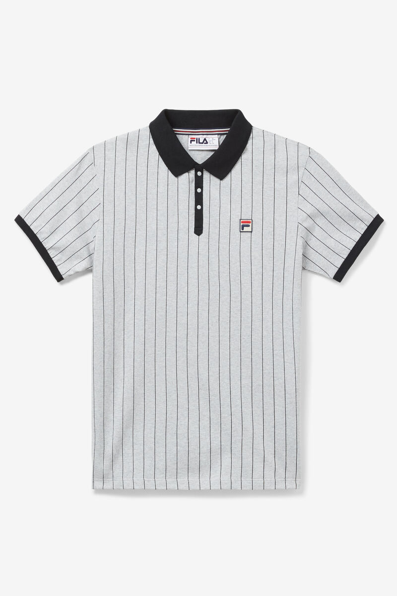 Grey Men\'s Fila Bb1 Polo Polos | jtZy8EYzkSV