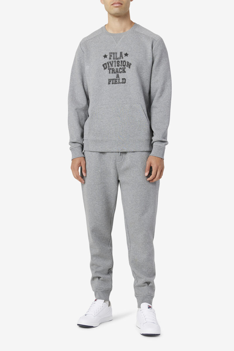 Grey Men's Fila Nugah Jogger Pants | TqrnqAUFBh5