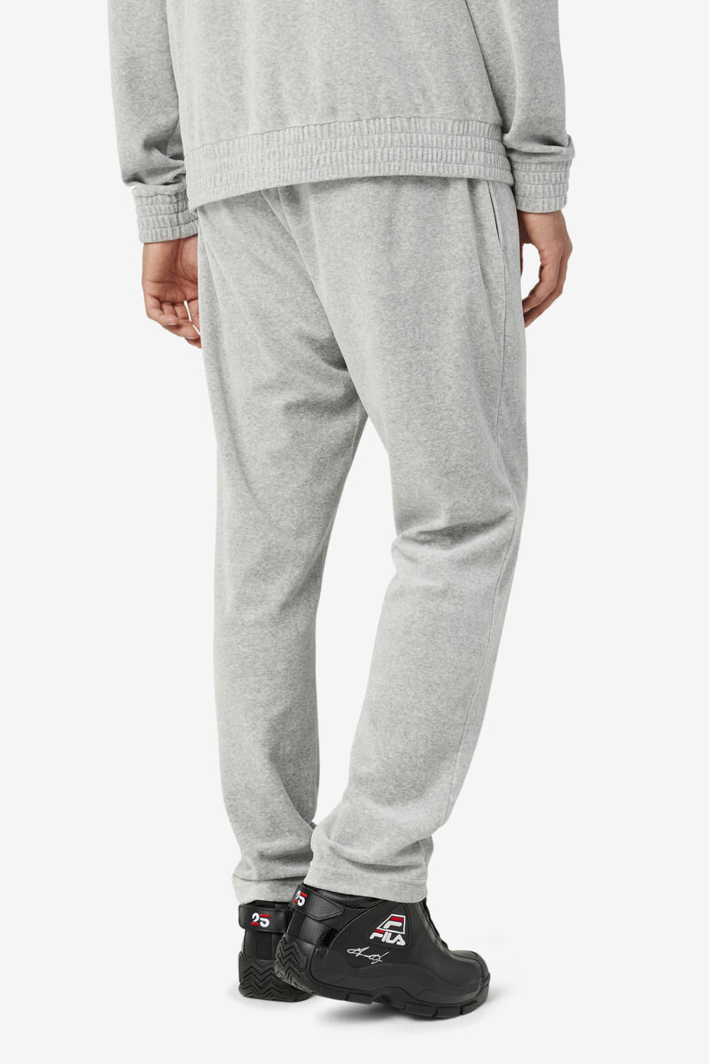 Grey Men's Fila O-fit Velour Pant Tracksuits | vLo2ZnF3oda