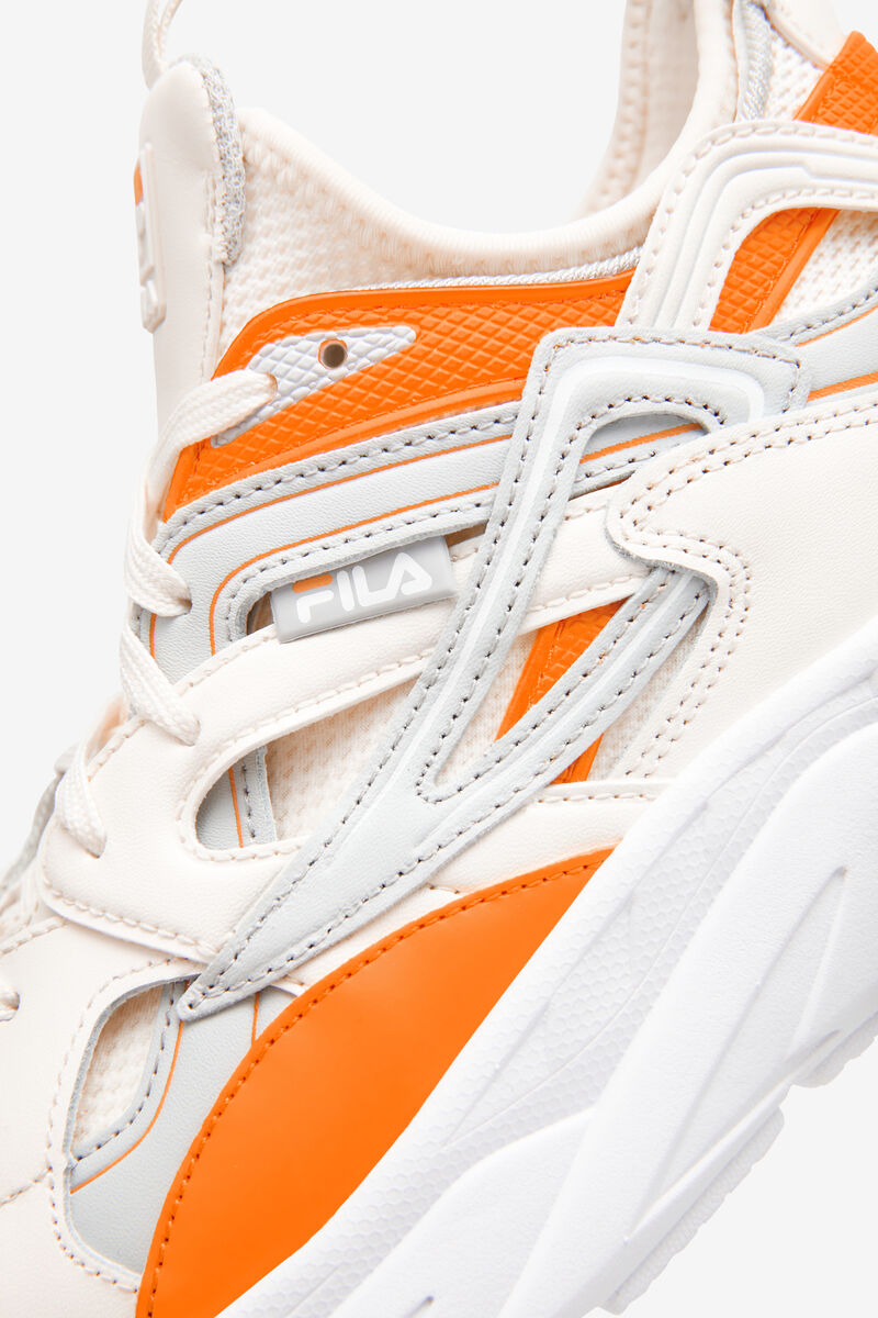 Grey / Orange Women's Fila Hallasan Trainers | UKW1fdSEO5S