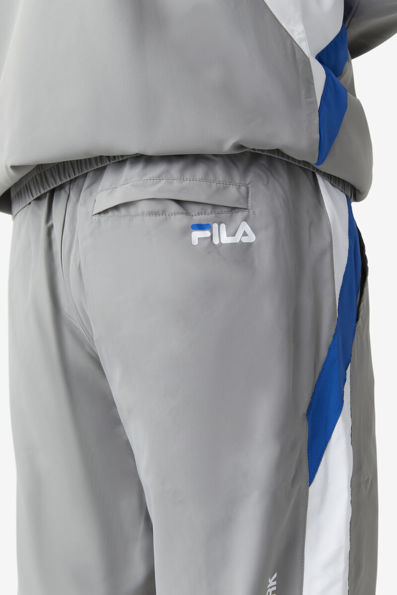 Grey / White / Blue Men's Fila Gustavo Pant Pants | 3VktVroWN7v