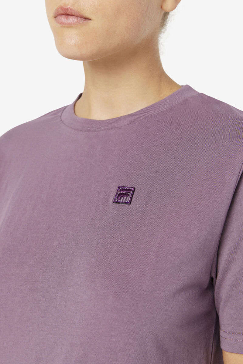 Lavender Women's Fila Doran T Shirts | zA7l2dqLlmd