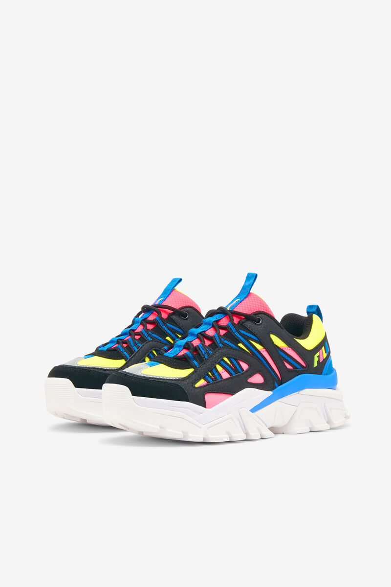 Lemon / Pink / Royal Blue Women's Fila Vitalize Trainers | MtACWGNnOEN