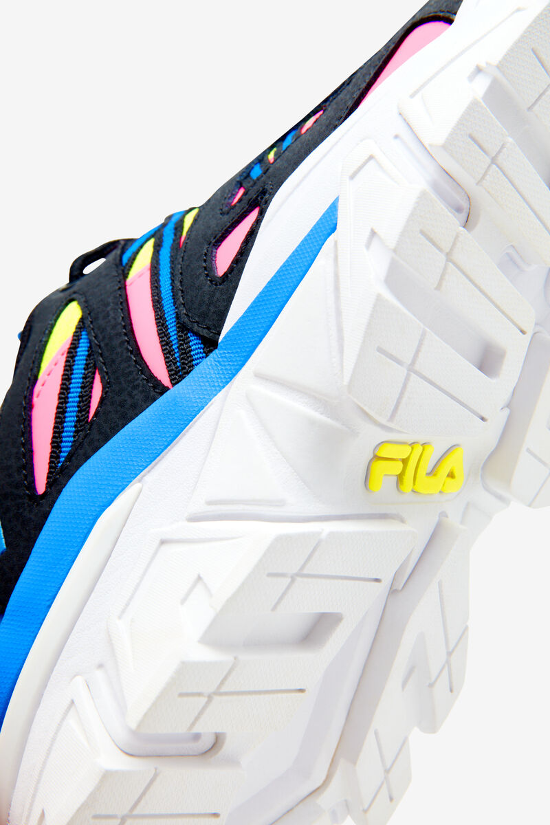 Lemon / Pink / Royal Blue Women's Fila Vitalize Trainers | MtACWGNnOEN