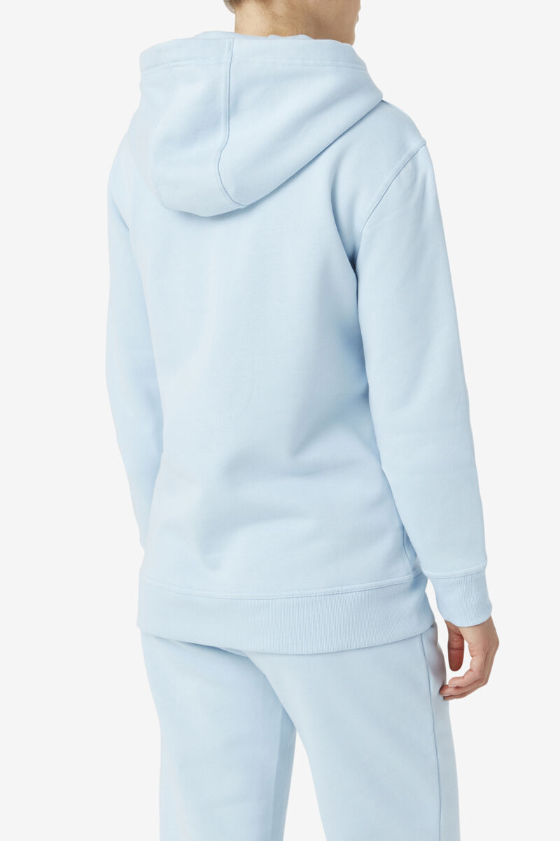 Light Blue Men's Fila Godfrey Hoodie Hoodies | G1VLf16lh4X