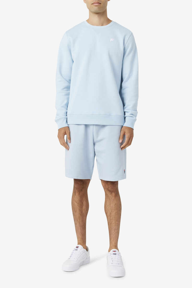 Light Blue Men's Fila Kieve Sweatshirt Sweatshirts | ZlBDNH7b6OH