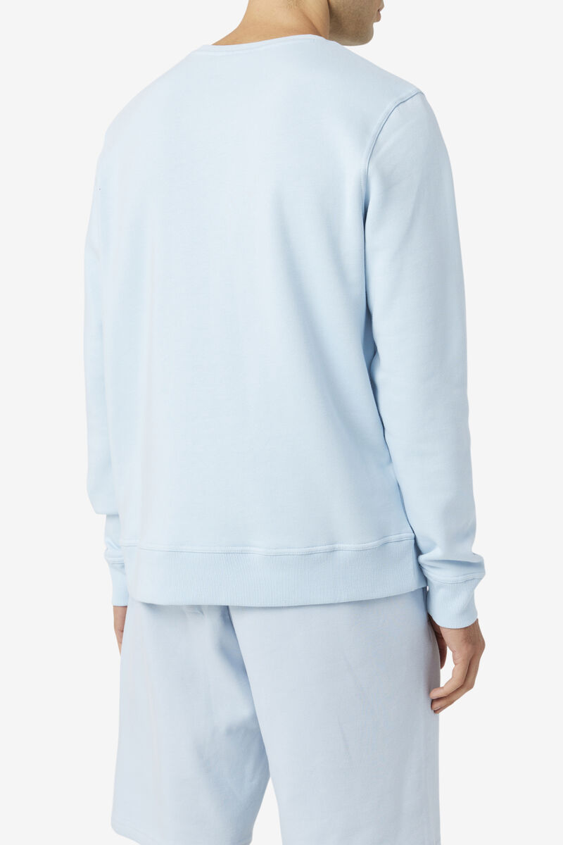 Light Blue Men's Fila Kieve Sweatshirt Sweatshirts | ZlBDNH7b6OH