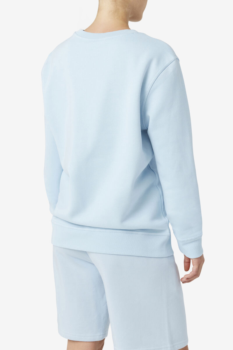 Light Blue Men's Fila Kieve Sweatshirt Sweatshirts | ZlBDNH7b6OH