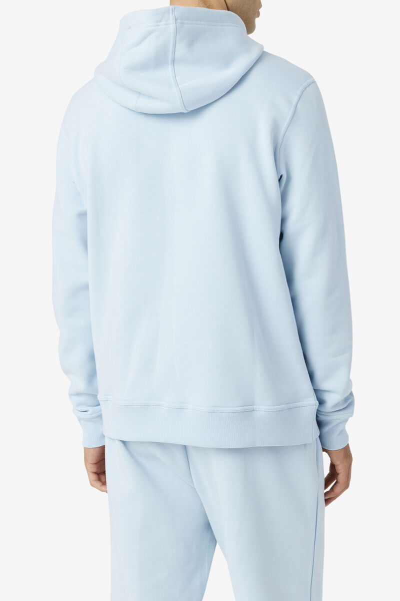 Light Blue Women's Fila Godfrey Hoodie Hoodies | ELd3F2X25lu